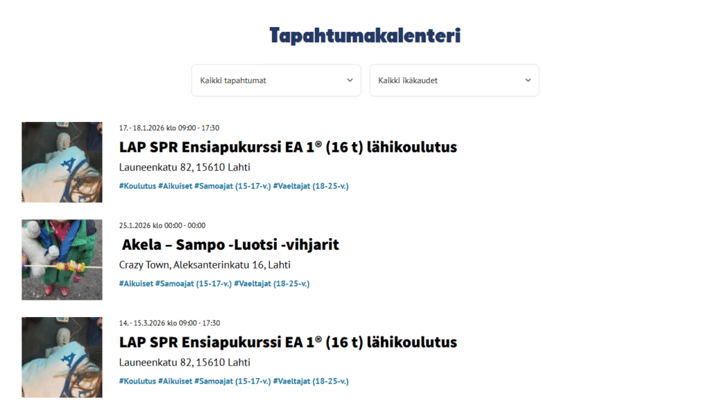 Lahden alueen partiolaisten tapahtumakalenteri - Lue lisää